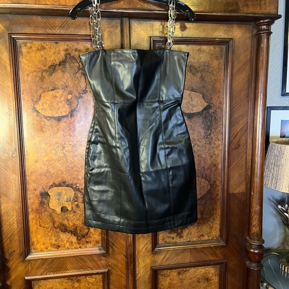 NWT Rokh- Metal Chain Mini Dress- Size 36/ US 2-4 - Picture 7 of 14